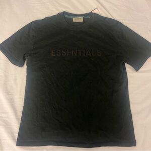 ESSENTIALS Fear of God Black Short Sleeve Tee
